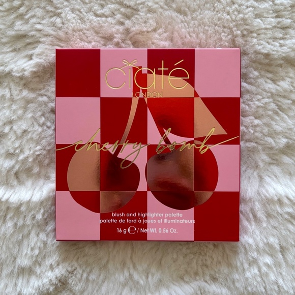 CIATÉ LONDON Cherry Bomb Blush and Highlighter Palette (Light Medium) - Picture 4 of 5